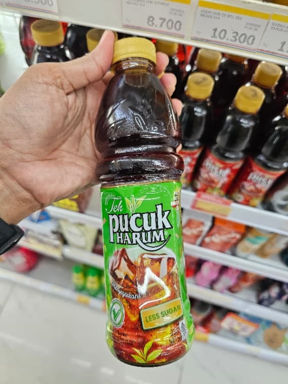 Teh Pucuk Harum Less Sugar
