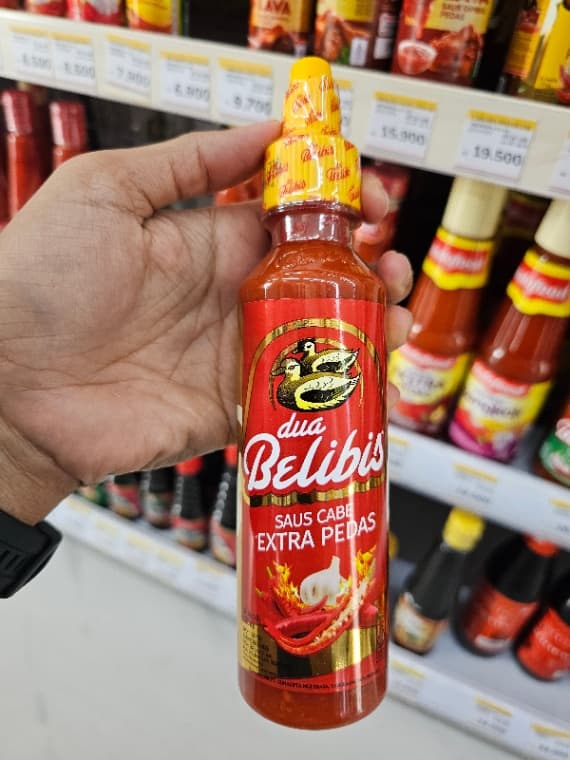 Dua Belibis Saus Cabe Extra Pedas