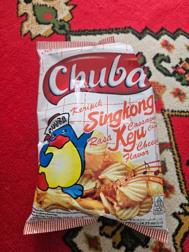 Chuba Keripik Singkong Rasa Keju